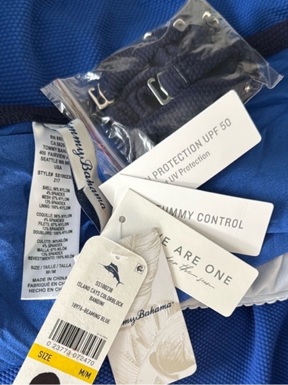 Tommy Bahama Island Cays Colorblock Bandini Top - Picture 10 of 10